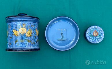 SET 3 CERAMICHE DA CUCINA BLU