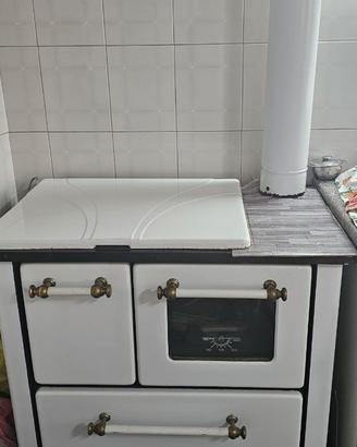Cucina a legna Dana bianco 9 kW
