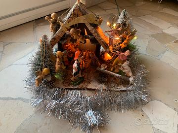 Piccolo presepe con lucine