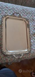 vassoio placcato argento vintage