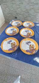 6 piatti tom e jerry