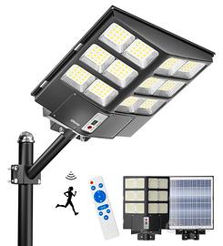 Lampione Solare Led Esterno, 200000LM Faro Led Est
