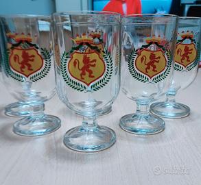 6 calici o bicchieri vintage 