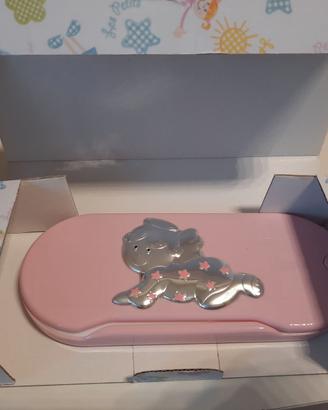 Set Posate Pappa Bimba nuovo -Custodia con argento