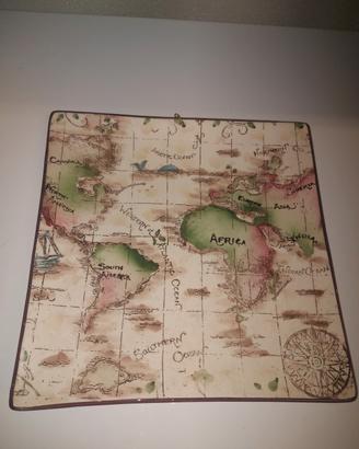 piatto mappamondo 