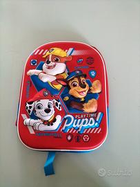 Paw Patrol - zaino per bambini 3d, rosso