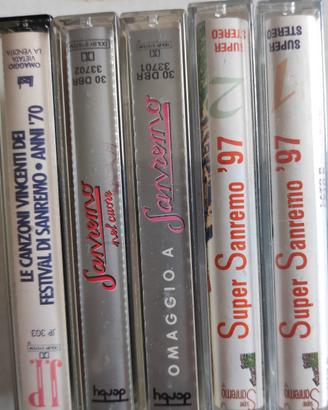 Super Sanremo n. 5 audio cassette stereo