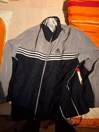 felpa adidas vintage con zip 