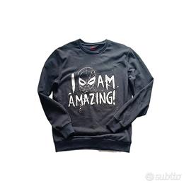 Felpa nera Tezenis linea Marvel Spiderman 