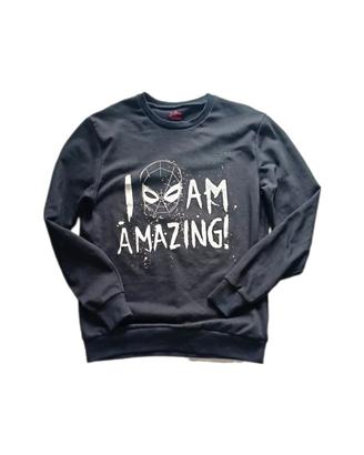Felpa nera Tezenis linea Marvel Spiderman 