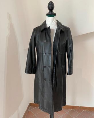 See by Chloé - Trench Pelle Nera Donna manica 3/4