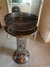 Barbecue a carbonella Landmann Grillchef acciaio