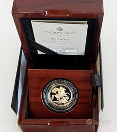 Sterlina 2025 Proof Solo 2025 pz. Oro Rarissima!