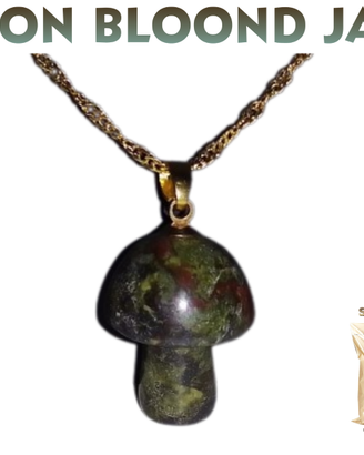 Collana Charm Dragon Bloond Jasper NATURAL STONE