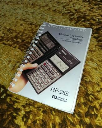 Manuale HP-28S Hewlett-Packard calcolatrice 