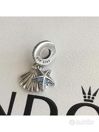 Pandora Charm stella marina tropicale e conchiglia