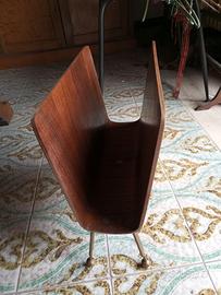 Porta riviste in legno