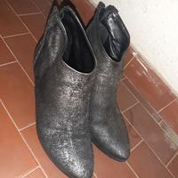 STIVALI STIVALETTI argentati