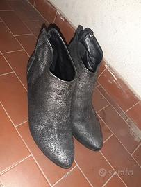 STIVALI STIVALETTI argentati