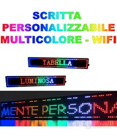Insegna Luminosa A Led Scritta Personalizzata