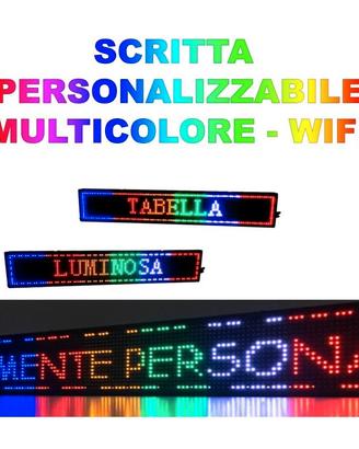 Insegna Luminosa A Led Scritta Personalizzata