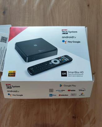 TELE System SmartBox HD Android TV – DVB-T2 HEVC
