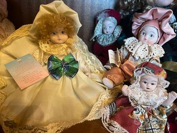 Tante Bambole nuove porcellana da collezione