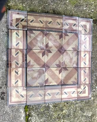 Decoro Cementine anni 40/50'  formato 20x20cm