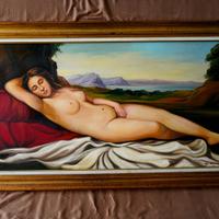 Dipinto con cornice di G. Renzi