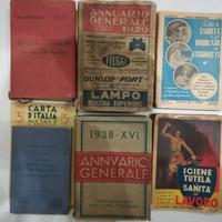 Libri d'epoca, annuari touting club, poemetto 1881