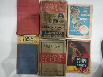 Libri d'epoca, annuari Touring Club, poemetto 1881