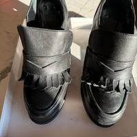 Salvador Ribes– Mocassini platform - pelle- n.39