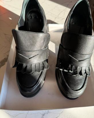Salvador Ribes– Mocassini platform - pelle- n.39