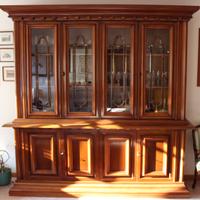 Cristalliera d'antiquariato color Noce(massello)