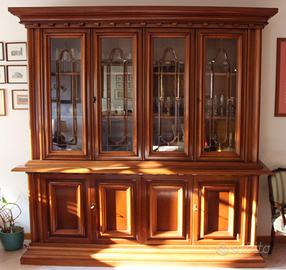 Cristalliera d'antiquariato color Noce(massello)