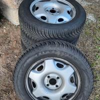 cerchi con gomme antineve Opel Corsa, Fiat G Punto