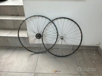 Ruote Shimano 600 6v cerchi FIR quasar vintage