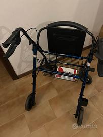 Deambulatore o carrello per anziani