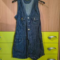 salopette cotone s/m 