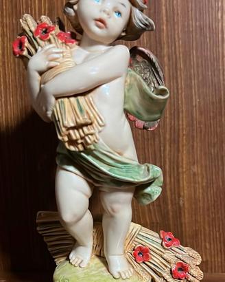 Statuina Putto Estate E. Simponelli Capodimonte