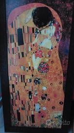 KLIMT - IL BACIO stampa su legno