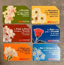 Schede telefoniche (Serie Messaggi floreali)