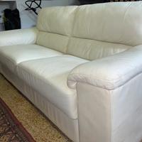 Divano Bianco in Pelle