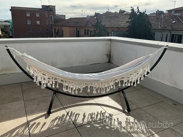Amaca con struttura in ferro