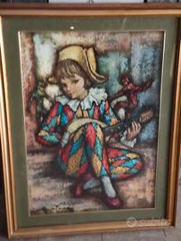 Quadro Arlecchino di Pierre Manzone, 