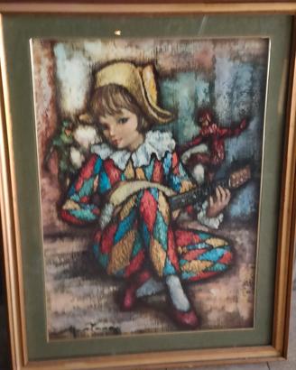 Quadro Arlecchino di Pierre Manzone, 