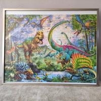 Quadro Puzzle dinosauri