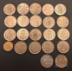 Lotto 22 Monete Storiche Spagna