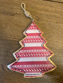 Decorazione albero di Natale in legno