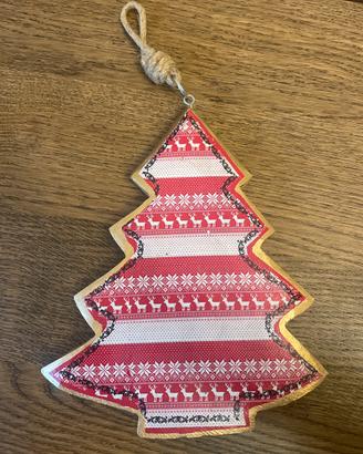 Decorazione albero di Natale in legno